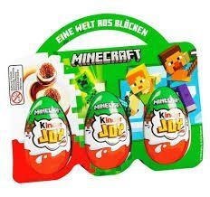 Яйця Kinder minecraft 3х20 гр НФ-00014815 фото