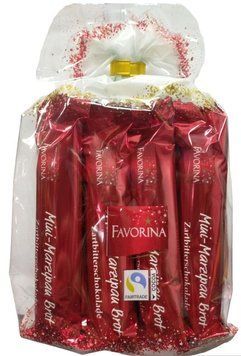 Набір марципанів в чорному шоколаді Favorina 200g червоні НФ-00007248 фото