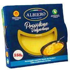 Сир Albiero Provolone Valpadana Dolce напівтвердий у глиняній мисці 150 гр НФ-00008445 фото
