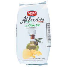 Чіпси Amica Alfaredo`s Olive Oil 130 гр НФ-00015227 фото