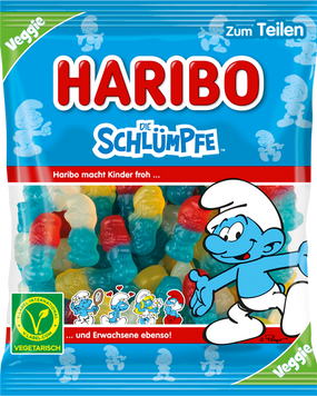 Желейні цукерки Haribo Schuluempfe смурфикм 175 гр НФ-00011612 фото