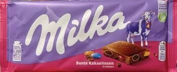 Шоколадка Milka Bunte Kakaolinsen 100 гр НФ-00014660 фото