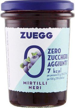 Джем Zuegg Martilli Neri чорниця без цукру 220 гр НФ-00008807 фото