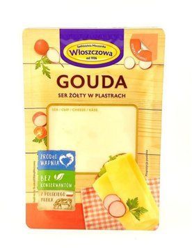 Сир нарізка Gouda Wloszowa 400 гр НФ-00003414 фото