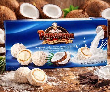 Вафельні цукерки Papagena Coconut 120 гр НФ-00015029 фото