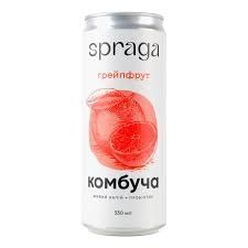 Напій Комбуча Spraga грейпфрут 330 гр жб НФ-00012713 фото