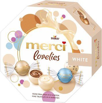 Шоколадні цукерки Merci lovelilies creamy white 185 гр НФ-00011625 фото