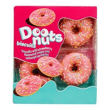 Печиво Donuts Biscuits 211 гр рожеве НФ-00013990 фото