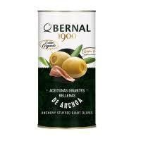 Оливки Bernal фаршировані анчоусами 292 гр жб НФ-00004876 фото