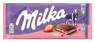 Шоколадка Milka Erdbeer 100 гр НФ-00014663 фото