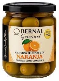 Оливки Bernal Gourmet фаршировані пастою апельсина 436 гр НФ-00004413 фото