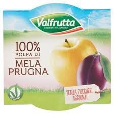 Фруктове пюре Valfrutta яблуко+слива 200 гр НФ-00013444 фото