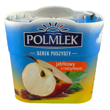 Сирок вершковий polmlek Капрезі Capresi яблучний з родзинками 150 гр НФ-00005532 фото