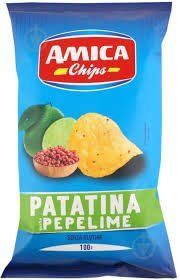 Чіпси Amica Pep&Lime 100 гр НФ-00015231 фото
