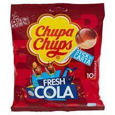 Льодяники Chupa Chups Fresh cola зі смаком коли 120 гр НФ-00013341 фото