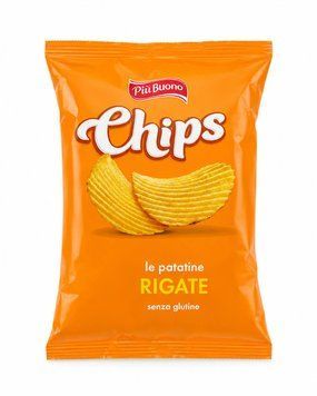 Чіпси patatine rigate Piu Buono 50 g НФ-00015990 фото