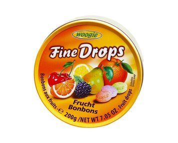 Льодяники Woogie Fine Drops Frucht Bonbons Фруктовий мікс 200 гр НФ-00000783 фото