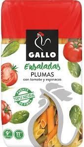Макарони Gallo Plumas Пера з томатами та шпинатом 450 гр НФ-00015192 фото