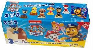 Шоколадні яйця сюрприз Paw Patrol 3 x 20 гр НФ-00006380 фото