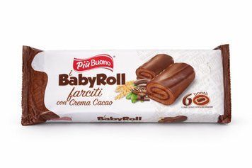Міні рулетики Piu Buono Baby Roll з какао 192 гр НФ-00015458 фото