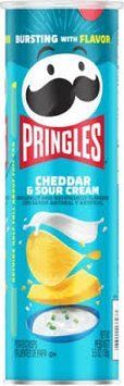 Чіпси Pringles Cheddar & Sour Crema чедар зі сметаною 158 гр НФ-00013757 фото