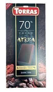 Шоколад чорний Torras Africa 100 гр код 114 НФ-00011026 фото