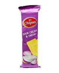 Чіпси Mr. Chipas Sour Cream and Onion сметана та цибуля 75 гр НФ-00005634 фото