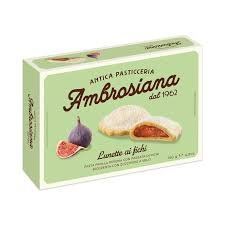 Печиво Ambrosiana Lunette ai Fichi інжир 140 гр НФ-00013485 фото