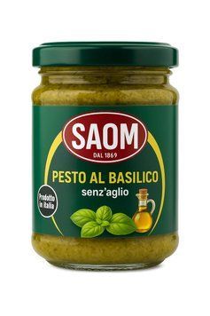 Соус песто Saom Pesto Al 190 гр базилік-часник в асортименті НФ-00014203 фото