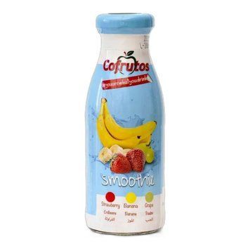 Смузі Cofrutos полуниця-банан-виноград 250 мл скло НФ-00013271 фото