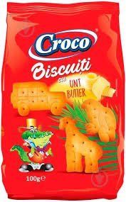 Печиво Croco Biscuiti з вершковим маслом 100 гр НФ-00009545 фото