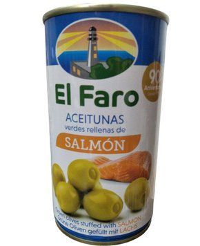 Оливки зелені з лососем EL Faro Salmon 350 гр НФ-00008087 фото