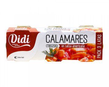 Кальмари Didi en salsa americana 3х78 гр НФ-00003568 фото