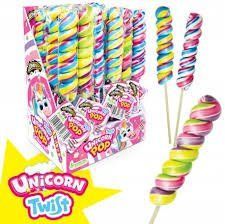 Цукерки Johny Bee Twist Pop Unicorn 50 гр (цукерка єдинорог) НФ-00013771 фото