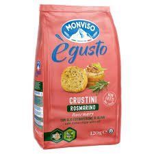 Грінки Monviso Crustini Rosmarino 120 гр НФ-00009620 фото