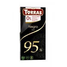 Шоколад чорний Torras Negro 95% 75 гр код 595 НФ-00010519 фото