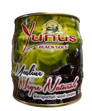 Оливки чорні в'ялені Yunus 500 гр жб НФ-00006539 фото