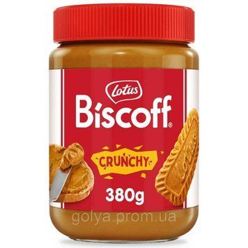 Паста з карамелізованого печива Lotus Biscoff CRUNCHY 380 г НФ-00016472 фото