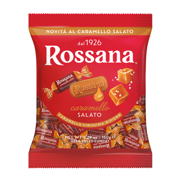 Льодяники Rossana солона карамель 150 г 24 шт ящик НФ-00012095 фото