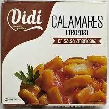 Кальмари Didi Calamares в соусі амерікана 266 g ( ящик 24 шт ) НФ-00003588 фото