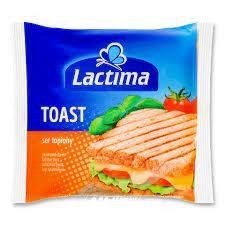 Сир плавлений Lactima toast скибочками 130 гр НФ-00007070 фото