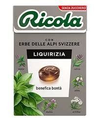 Льодяники Ricola Liquirizіa швейцарські трави 50 гр НФ-00012406 фото