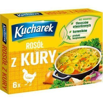 Кубик для бульйону курячий Kucharek z Kury Rosol 6*10 гр НФ-00004941 фото