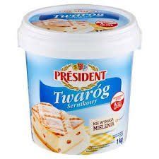 Сир сметанковий для чизкейку President 1 кг НФ-00002714 фото