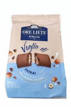 Печиво Ore Liete Nocciola e al latte 200 гр НФ-00015020 фото