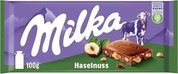 Шоколад Milka Whole Hazelnuts 95 гр НФ-00011100 фото
