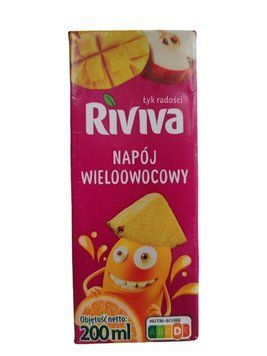 Сік RIVIVA мультифрукт 200 мл НФ-00008643 фото