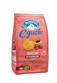 Грінки Monviso Crustini Peperoncino 120 гр НФ-00009649 фото