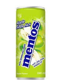 Напій газований Mentos Apple Soda 240 мл НФ-00009002 фото