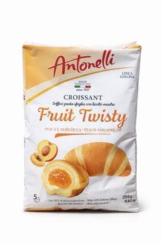 Круасани Antonelli Fruit Twisty з фруктовою начинкою 250 гр НФ-00014879 фото